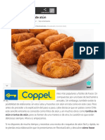 Receta de Croquetas de Atún: Clara Inés Rodríguez