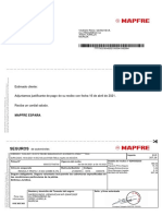 Duplicado Recibo Mafre de La Renaul Trafic PDF