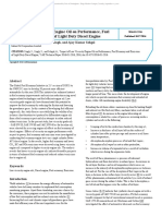 Impact of Low Viscosity Engine Oil On Performance, Fuel Economy and Emissions of Light Duty Diesel Engine