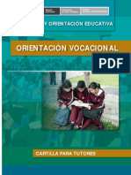 Orientacion Vocacional Cartilla para Tut