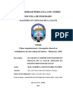 Universidad Peruana Los Andes: Escuela de Posgrado