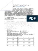 Determinacón de Parámetros en El Rio Lili