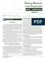 Ead - Medicina: Iências Umanas E Suas Ecnologias