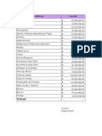 Ejericicio Clasificación de Cuenta Taller Autónomo No 1