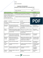 Pauta de Evaluación - Lenguaje - Sobre Acordeón