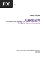 The Relationship Between Consumerism and Violence in Bret Easton Ellis's American Psycho PDF