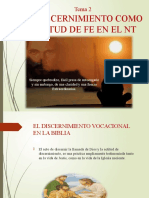 Tema 2 El Discernimiento, Una Actitud de Fe en El NT