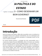 Capítulo 3 - Como Desenhar Um Bom Governo