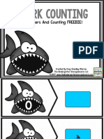 Shark Counting Freebie