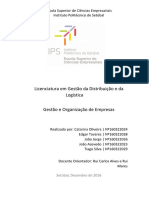 Licenciatura em Gestão Da Distribuição e Da Logística: Setúbal, Dezembro de 2016