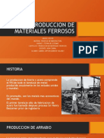 Produccion de Materiales Ferrosos