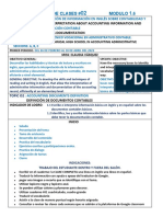 Guión de Clases # Modulo .6: Interpretación de Información en Inglés Sobre Contabilidad Y Documentación Contable