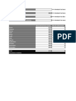 Plantilla de Excel de Horas Trabajadas