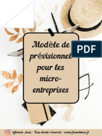 Templates Previsionnel Micro Gratuit