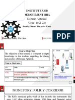 Institute Usb Department Bba: Domain Aptitude Code-BAT 226