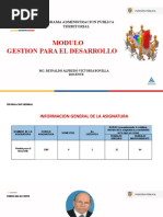 Presentacion Modulo Gestion para El Desarrollo