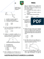 SEMINARIO FISICA MOVIMIENTO EN EL PLANO Unalm