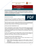 Semana 8 (17 - 21 Octubre) Protección de La Naturaleza