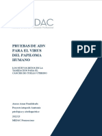 Pruebas de Adn para El Virus Del Papiloma Humano. Retos en La Tamizacion Del Vph. Aurora Aznar Fuenlabrada