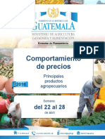 Guatemala Informe Semanal de Precios Del 22 Al 28 de Abril 2016 PDF