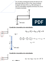 Ejercicio Resuelto de Cinematica Del Rigido PDF