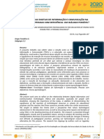 As Tecnologias Digitais de Informação E Comunicação Na Educação de Pessoas Com Deficiência: Um Diálogo Possível?