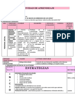 Actividad de Aprendizaje P.S. 18-11 - 2022 4 Años