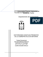 Terapia Cognitivo Conductual y Sobreprot