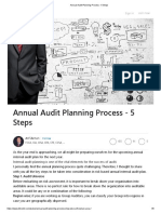 Annual Audit Planning Process - 5 Steps