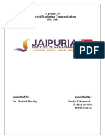 Devika - Kshetrapal - IMC Tool Analysis