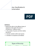 BIODIVERSITY, Classification & Conservation