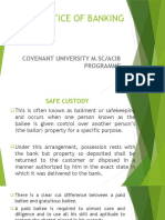 Practice of Banking Lecture Notes 2