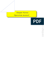 Simple Viewer Operation Manual