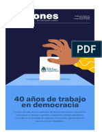 40 Años de Trabajo en Democracia