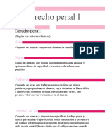 Derecho Penal I