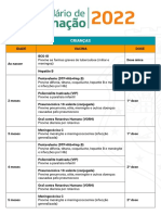 Vacinacao Calendario Anual 2022 PDF