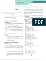 Conjuntos Numericos - PT 2 - Exercício PDF