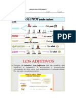 Guía de Trabajo Adjetivos