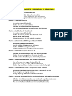 Programme Formation Archicad