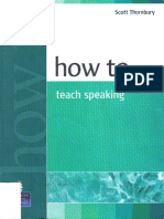 Thornbury S How To Teach Speaking