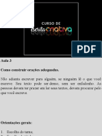 Aula 3 - Como Construir Oracoes Adequadas