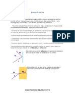 Banco de Optica - Procedimiento