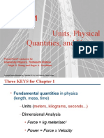 Units, Physical Quantities, and Vectors: Powerpoint Lectures For