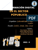 Transformación Digital en El Sector Público