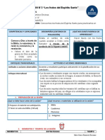 Sesión 2 de Religión Los Frutos Del Espiritu Santo 13,14,15, 16 y 17 de Marzo