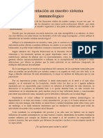 La Alimentación en Nuestro Sistema Inmunológico