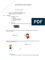 Semi Detailed Lesson Plan