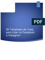 50 Templates de Copy para Usar No Facebook e Instagram - PDF