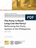 The Party Is Dead Long Live The Party Reforming The Party PDF