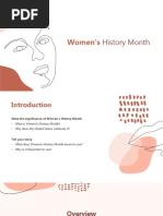 Women's History Month Presentation